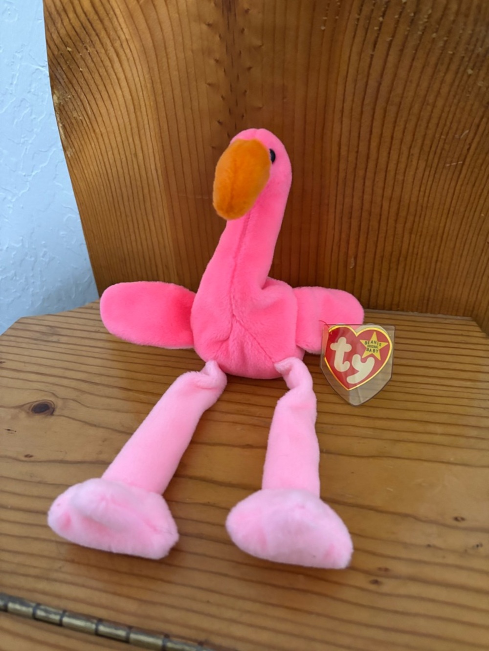 Ty “Pinky”Flamingo Plush 1995